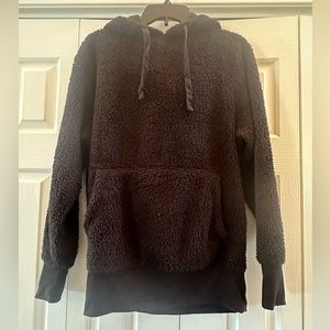So Black Sherpa Sweatshirt